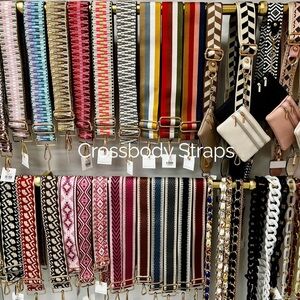Adjustable Multicolor Striped Crossbody Strap - FINAL SALE!